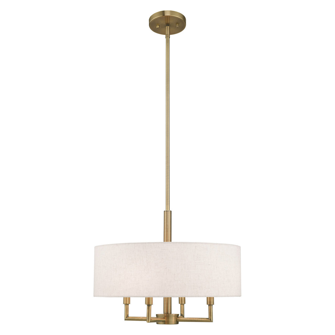 Livex Monroe 42604-01 Chandelier Light - Antique Brass