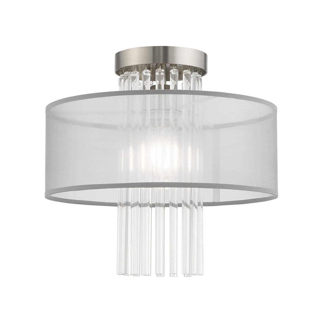 Livex Alexis 42802-91 Ceiling Light - Brushed Nickel