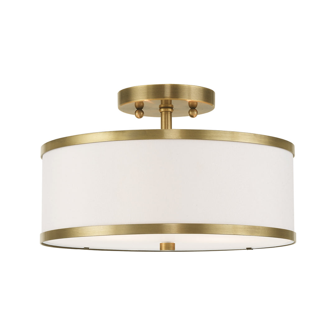 Livex Park Ridge 62627-01 Ceiling Light - Antique Brass