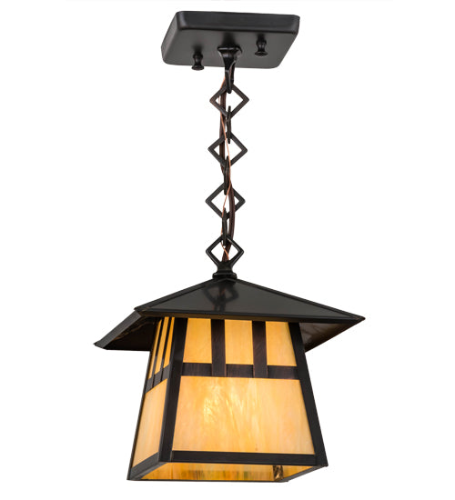 Meyda Tiffany Lighting 92202 Stillwater One Light Pendant Outdoor Bronze / Dark