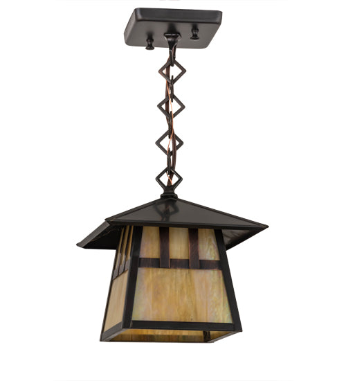 Meyda Tiffany Lighting 92202 Stillwater One Light Pendant Outdoor Bronze / Dark