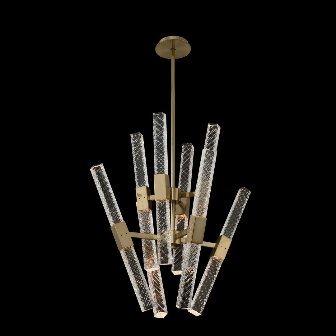 Allegri Apollo 034970-038-FR001 Chandelier Light - Brushed Champagne Gold