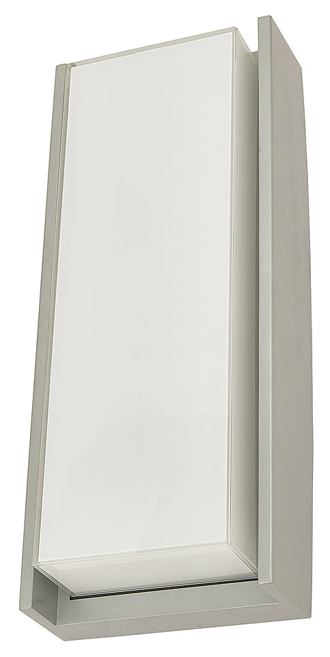 Abra Lighting 50011ODW-SL Titon Led Wall Fixture Outdoor Pewter, Nickel, Silver