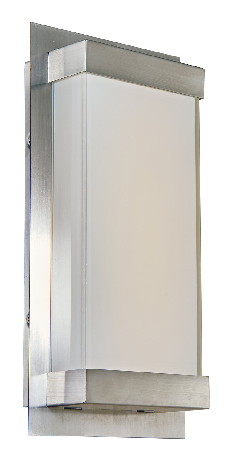 Abra Lighting 50014ODW-316STS Atom Led Wall Fixture Outdoor Pewter, Nickel, Silver