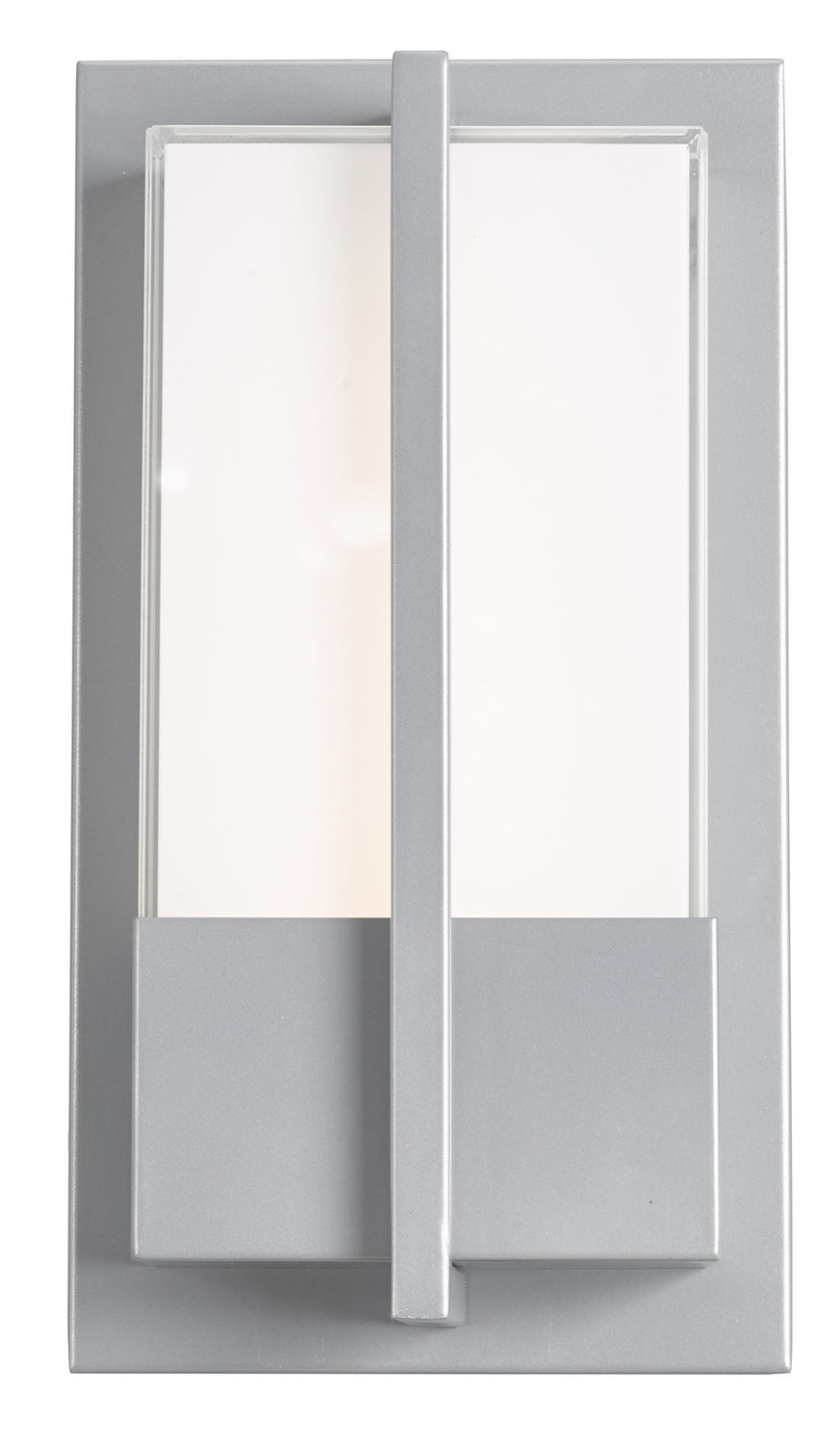 Abra Lighting 50016ODW-SL Neutron Led Wall Fixture Outdoor Pewter, Nickel, Silver