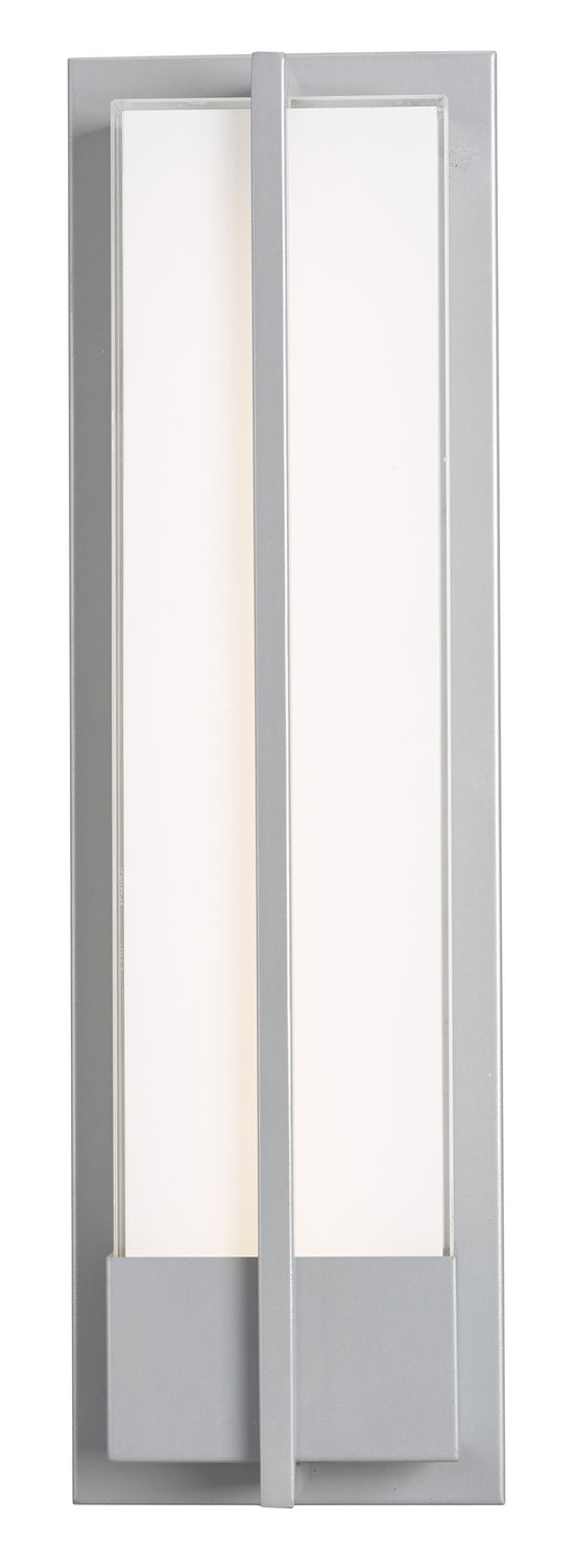 Abra Lighting 50017ODW-SL Neutron Led Wall Fixture Outdoor Pewter, Nickel, Silver