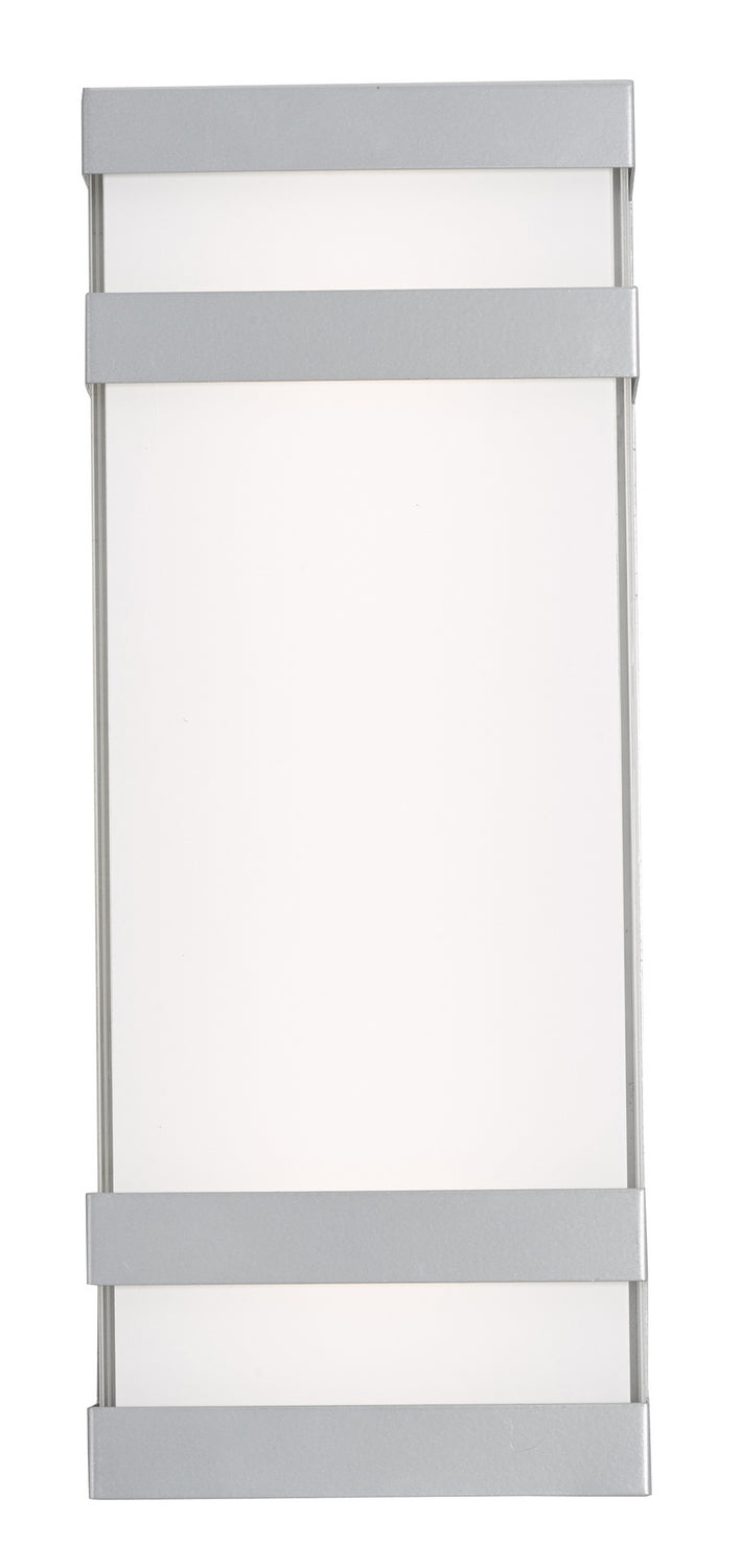 Abra Lighting 50018ODW-SL Proton Led Wall Fixture Outdoor Pewter, Nickel, Silver