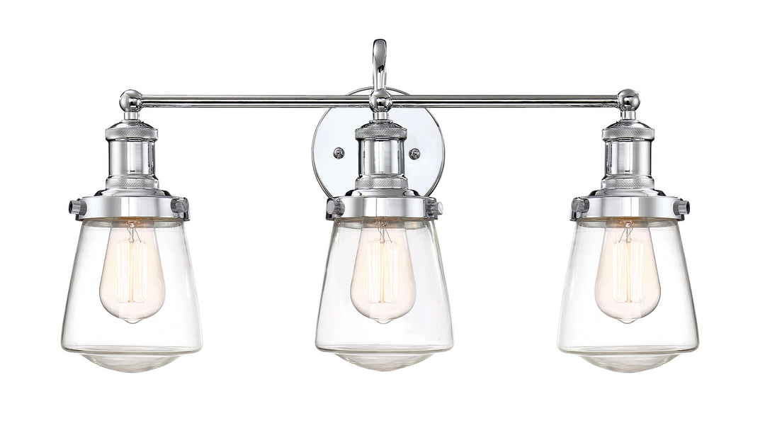 Designers Fountain Taylor 69503-CH Bath Vanity Light 23 in. wide - Chrome
