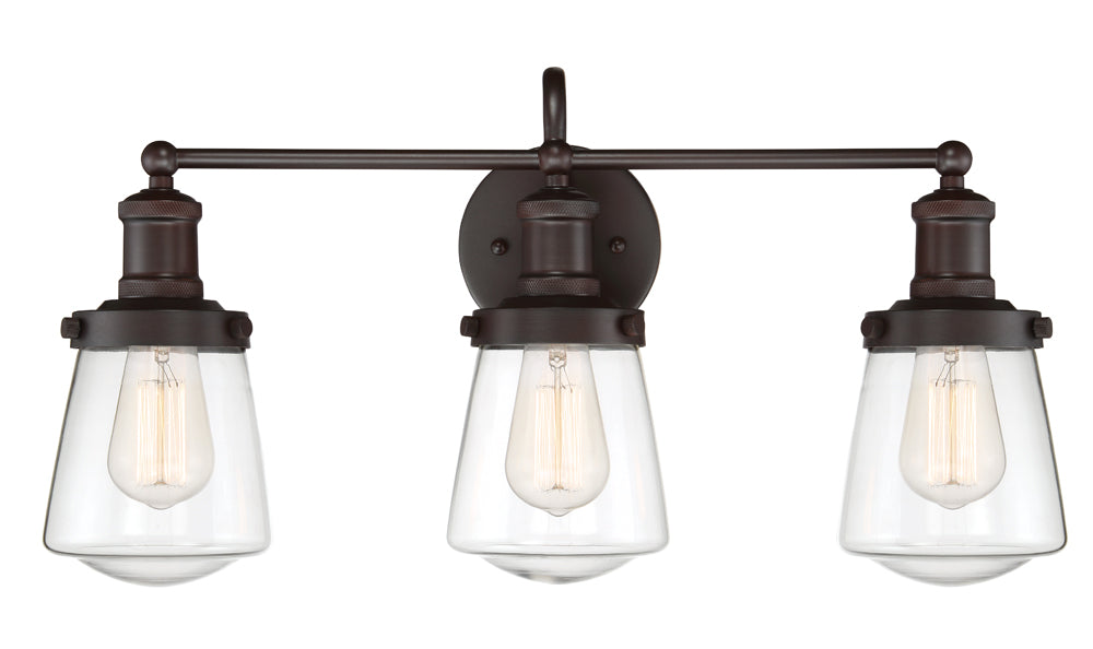 Designers Fountain Taylor 69503-SB Bath Vanity Light 23 in. wide - Satin Bronze