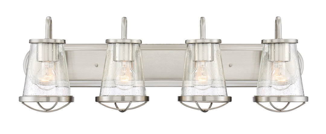 Designers Fountain Darby 87004-SP Bath Vanity Light 30 in. wide - Satin Platinum