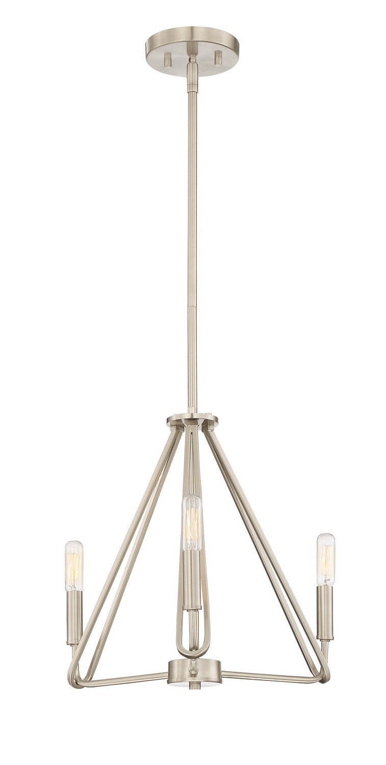 Designers Fountain Uptown 88483-SP Chandelier Light - Satin Platinum