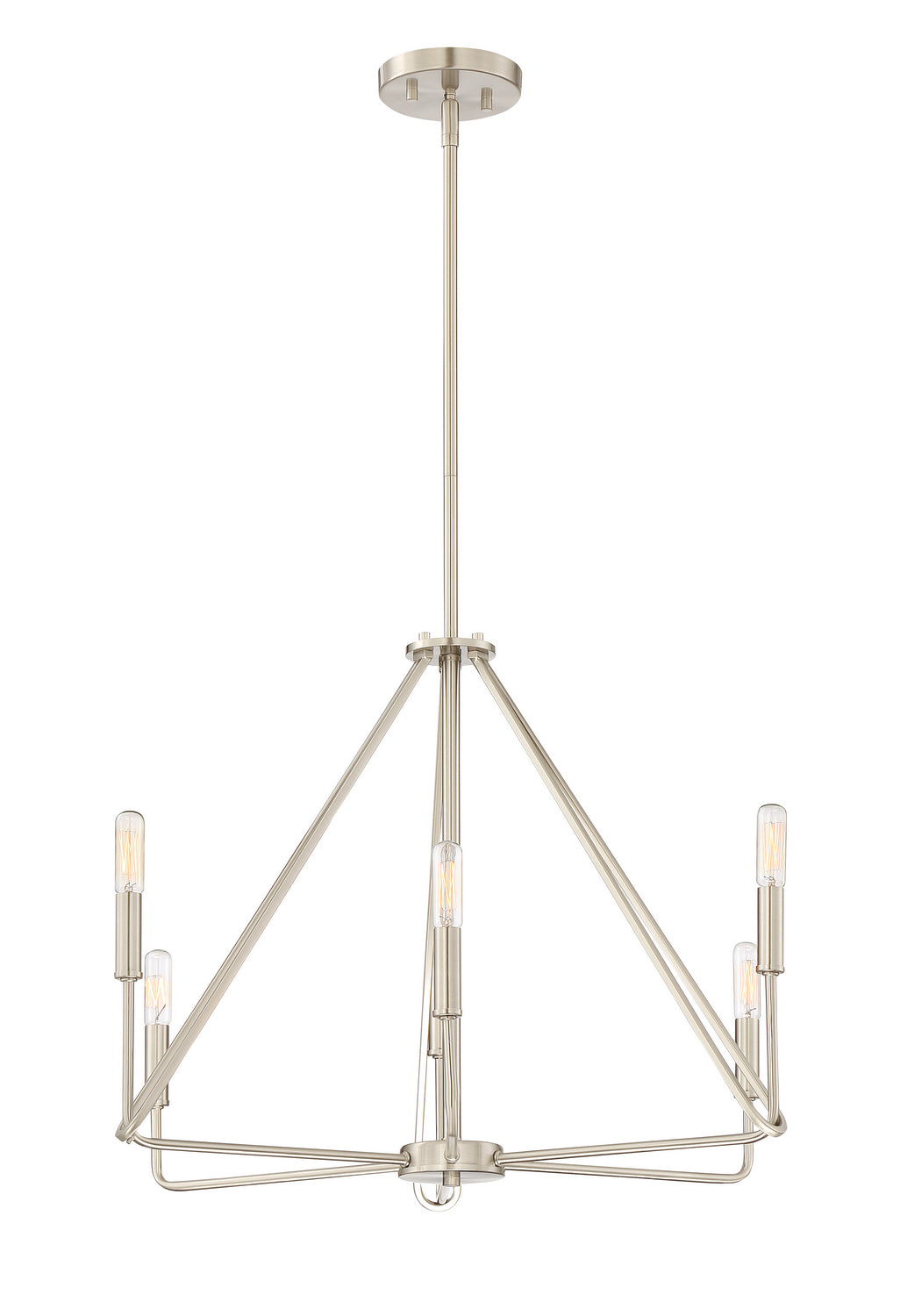 Designers Fountain Uptown 88486-SP Chandelier Light - Satin Platinum