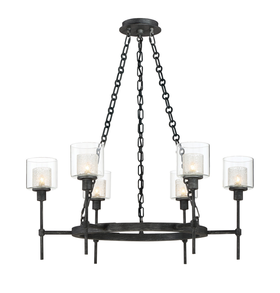 Designers Fountain Cazadero 89186-WP Chandelier Light - Weathered Pewter