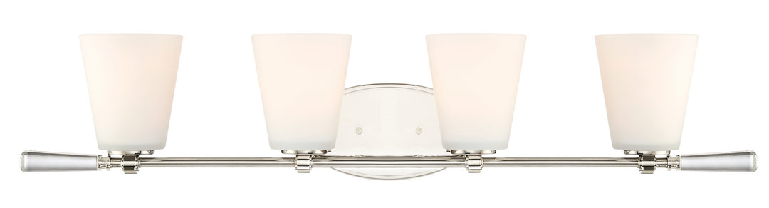 Designers Fountain Abree 92204-PN Bath Vanity Light 33 in. wide - Polished Nickel