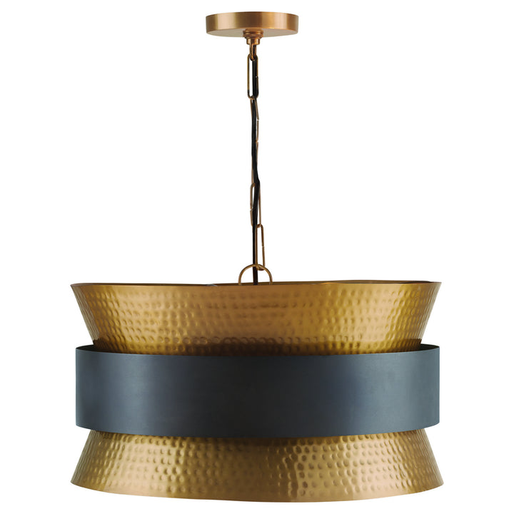 Capital Loren 330446PZ Pendant Light - Patinaed Brass and Dark Zinc