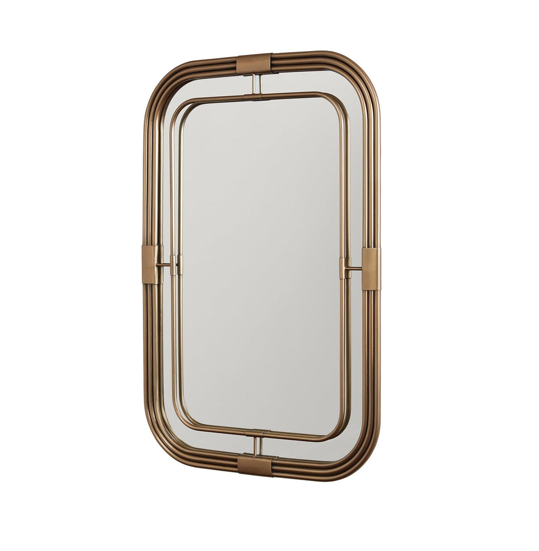 Capital Lighting 730201MM  Mirror Mirror Aged Brass