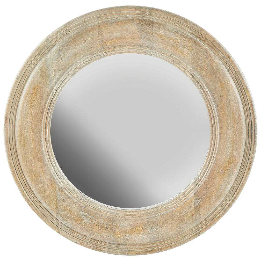 Capital Lighting 730205MM  Mirror Mirror White Washed Wood With Gold Leaf