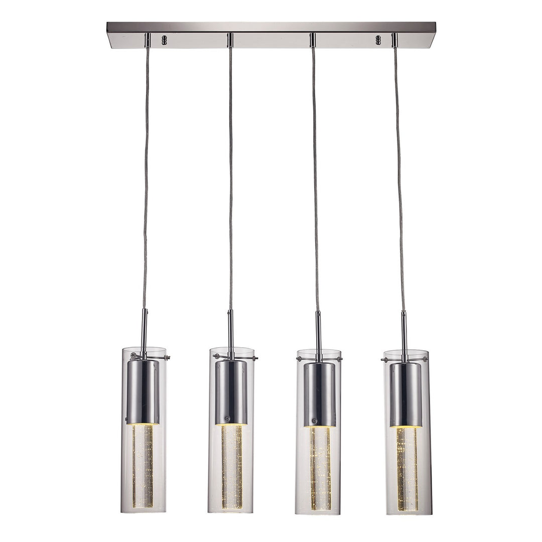 Trans Globe Imports Vanderpool MDN-1460-4 Pendant Light - Polished Chrome