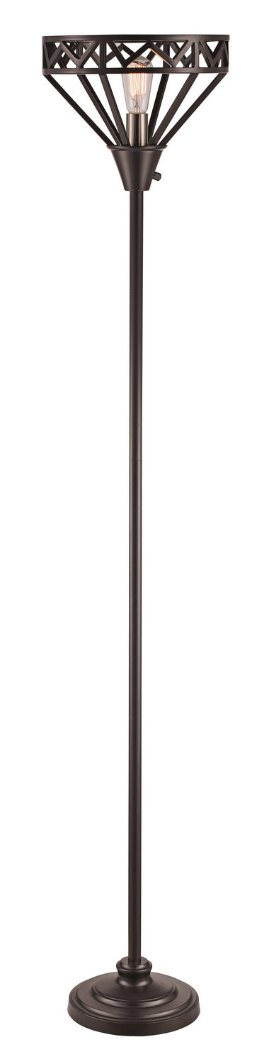 Trans Globe Imports RTL-9060  One Light Floor Lamp Lamp Bronze / Dark