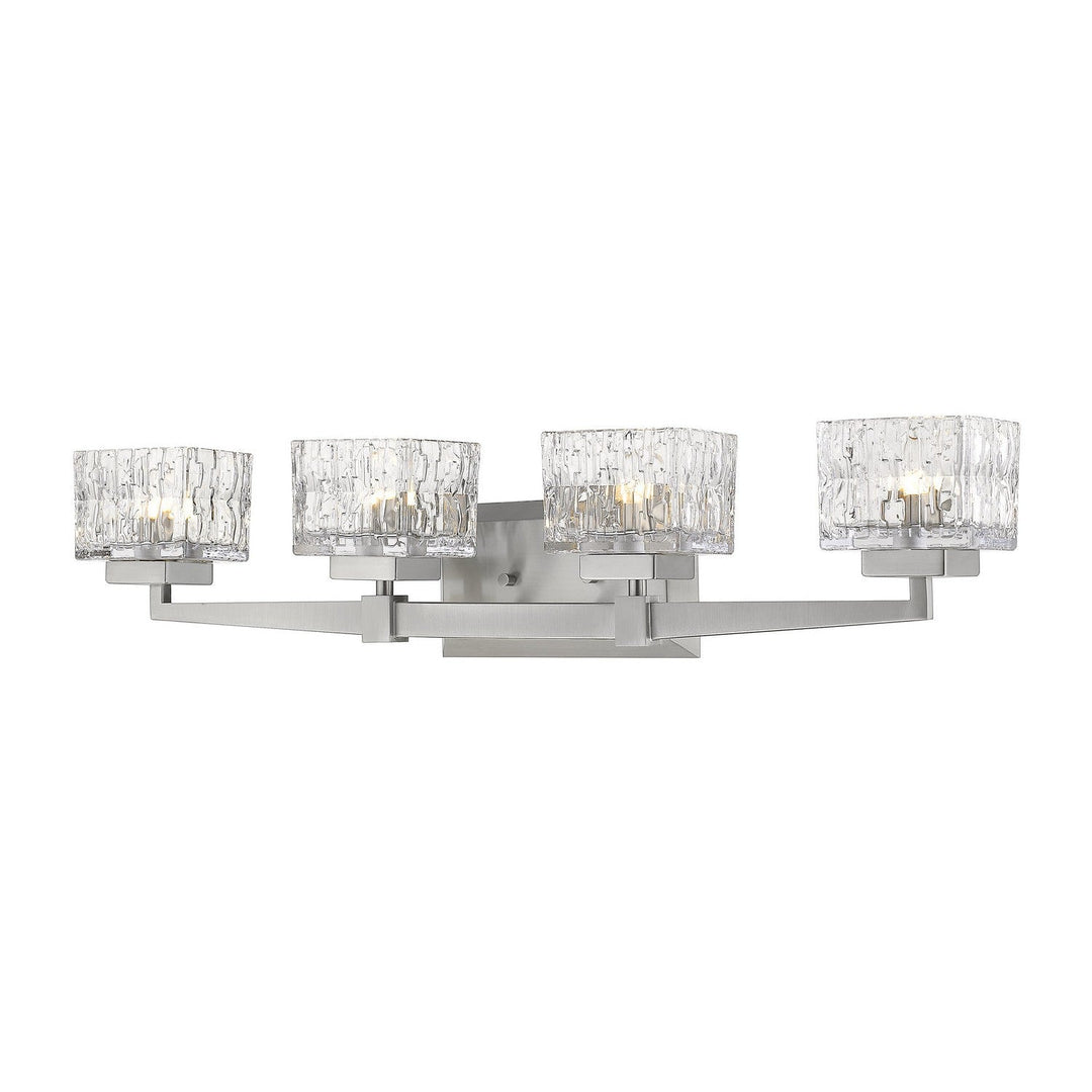 Z-Lite Rubicon 1927-4V-BN Bath Vanity Light 30 in. wide - Brushed Nickel