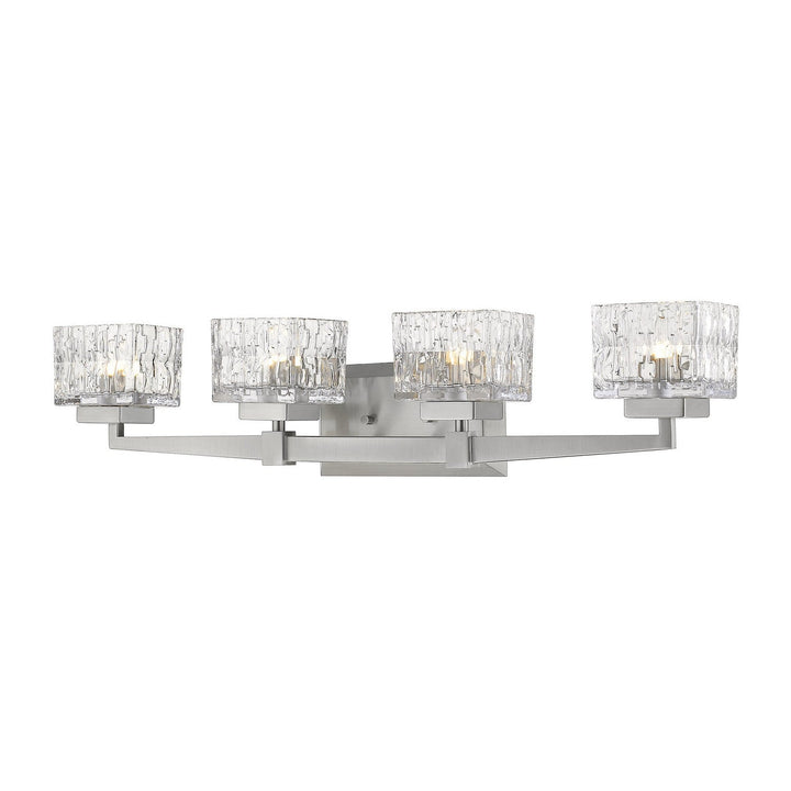 Z-Lite Rubicon 1927-4V-BN Bath Vanity Light 30 in. wide - Brushed Nickel