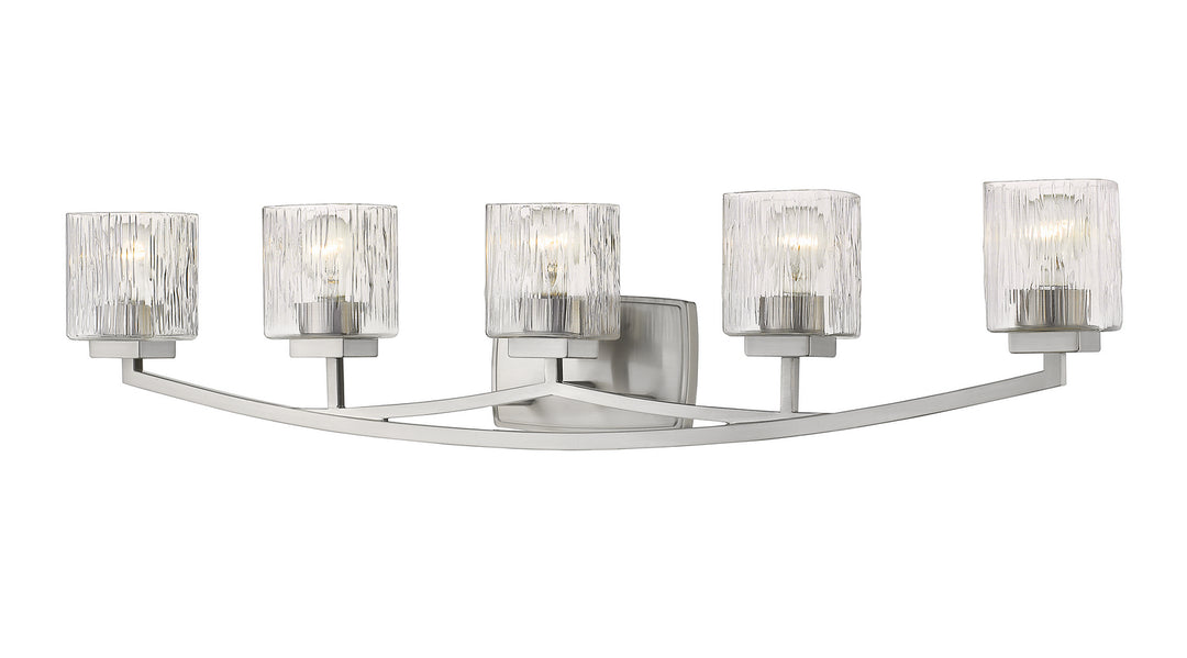 Z-Lite Zaid 1929-5V-BN Bath Vanity Light 40 in. wide - Brushed Nickel