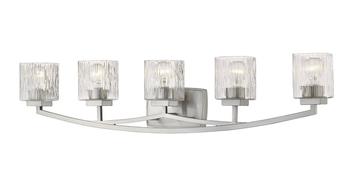 Z-Lite Zaid 1929-5V-BN Bath Vanity Light 40 in. wide - Brushed Nickel
