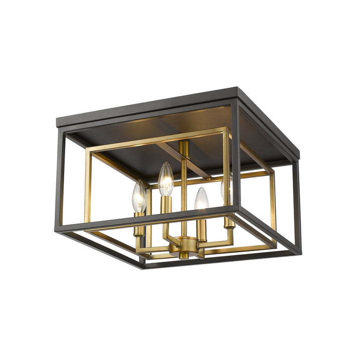 Z-Lite Euclid 457F-OBR-BRZ Ceiling Light - Olde Brass / Bronze