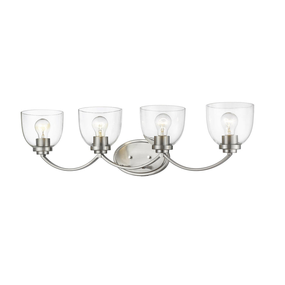 Z-Lite Ashton 460-4V-BN Bath Vanity Light 32 in. wide - Brushed Nickel