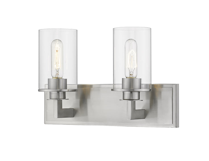 Z-Lite Savannah 462-2V-BN Bath Vanity Light 17 in. wide - Brushed Nickel