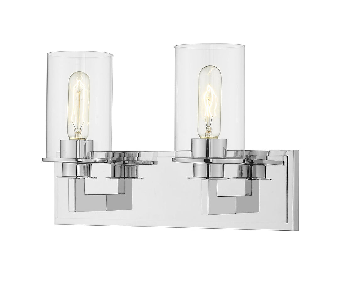 Z-Lite Savannah 462-2V-CH Bath Vanity Light 17 in. wide - Chrome