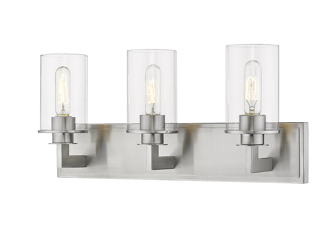 Z-Lite Savannah 462-3V-BN Bath Vanity Light 23 in. wide - Brushed Nickel