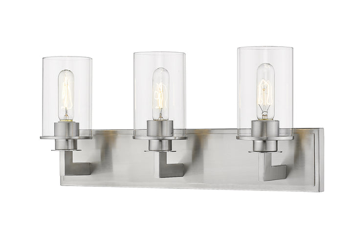 Z-Lite Savannah 462-3V-BN Bath Vanity Light 23 in. wide - Brushed Nickel