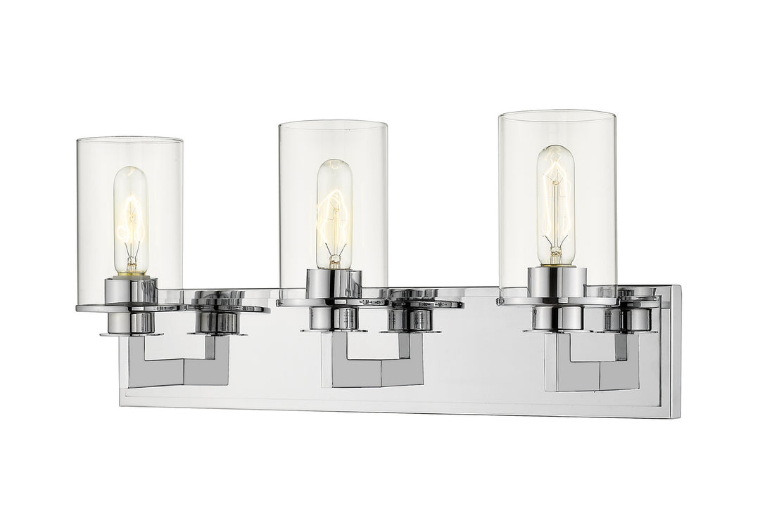 Z-Lite Savannah 462-3V-CH Bath Vanity Light 23 in. wide - Chrome