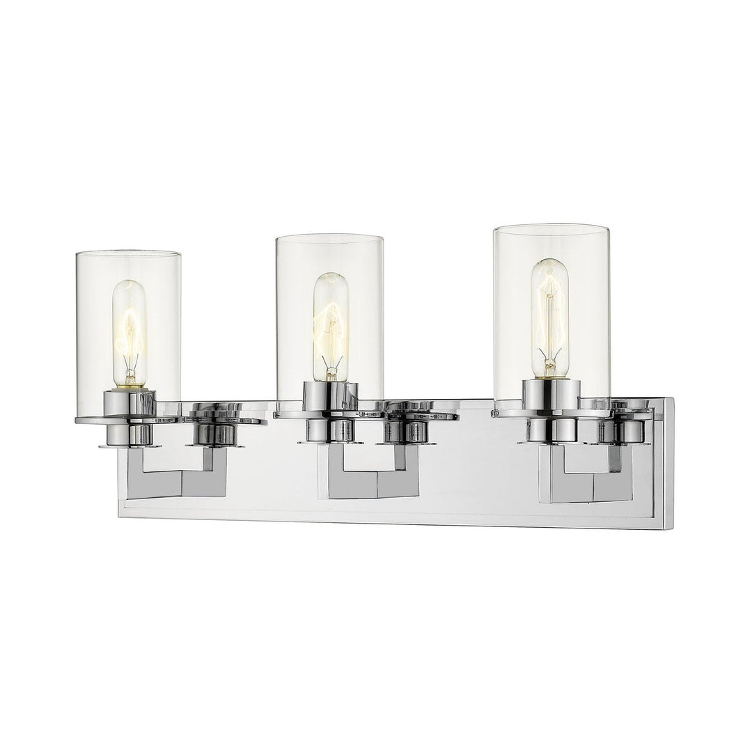 Z-Lite Savannah 462-3V-CH Bath Vanity Light 23 in. wide - Chrome