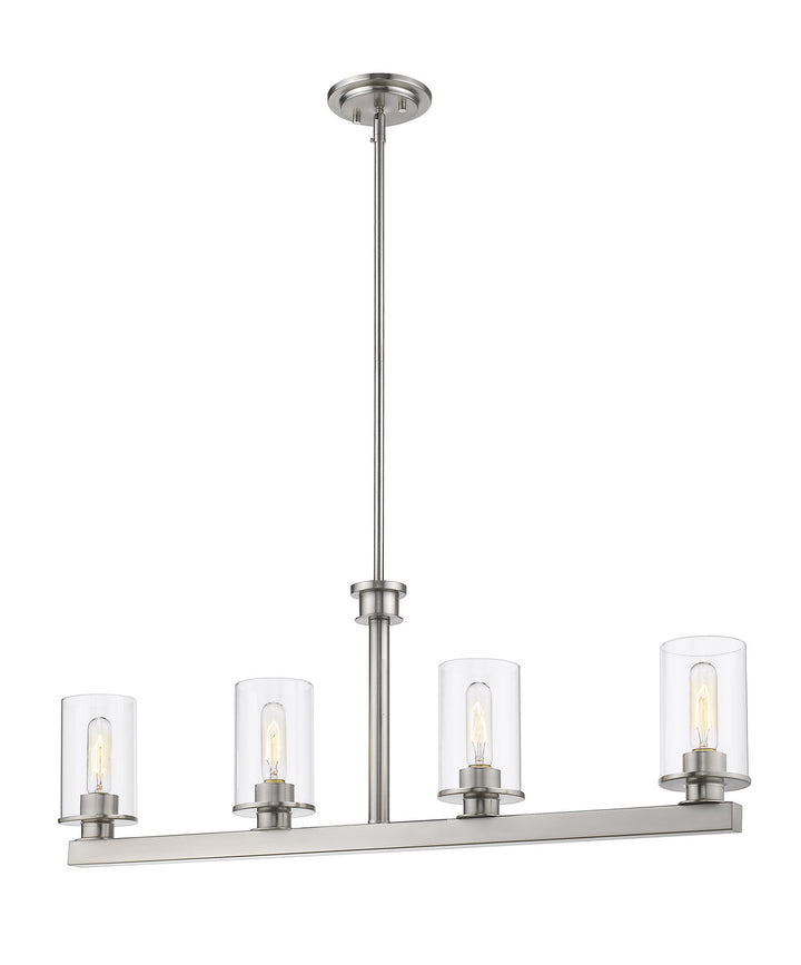 Z-Lite Savannah 462-4L-BN Pendant Light - Brushed Nickel