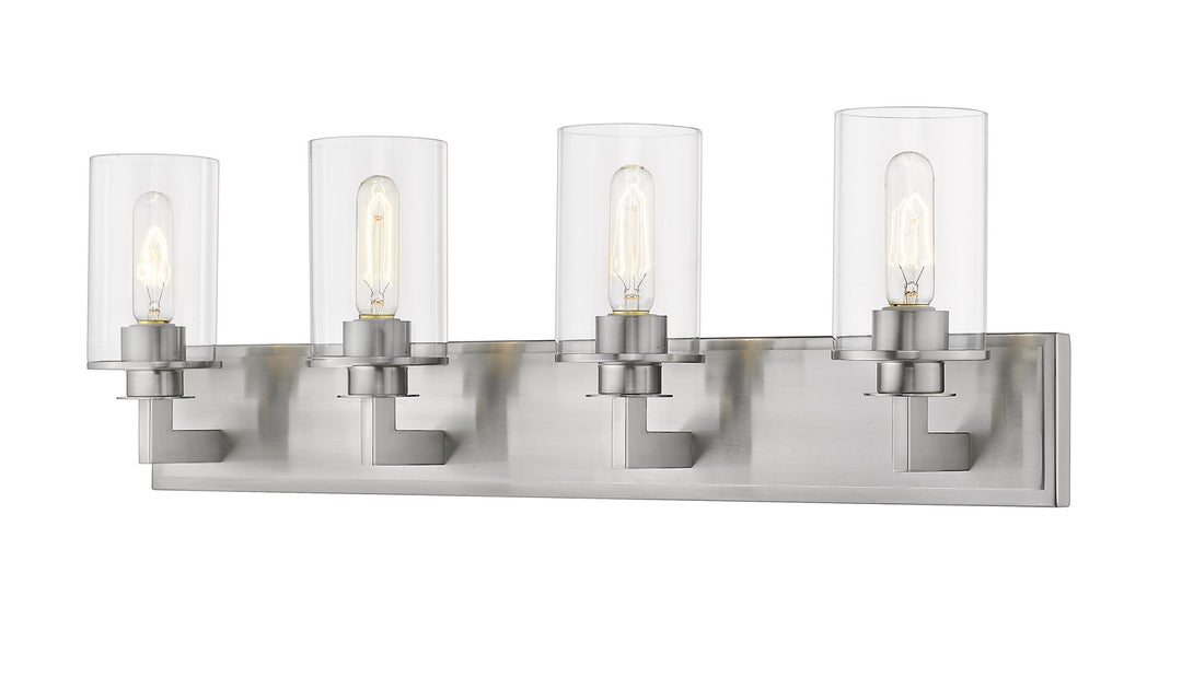 Z-Lite Savannah 462-4V-BN Bath Vanity Light 32 in. wide - Brushed Nickel