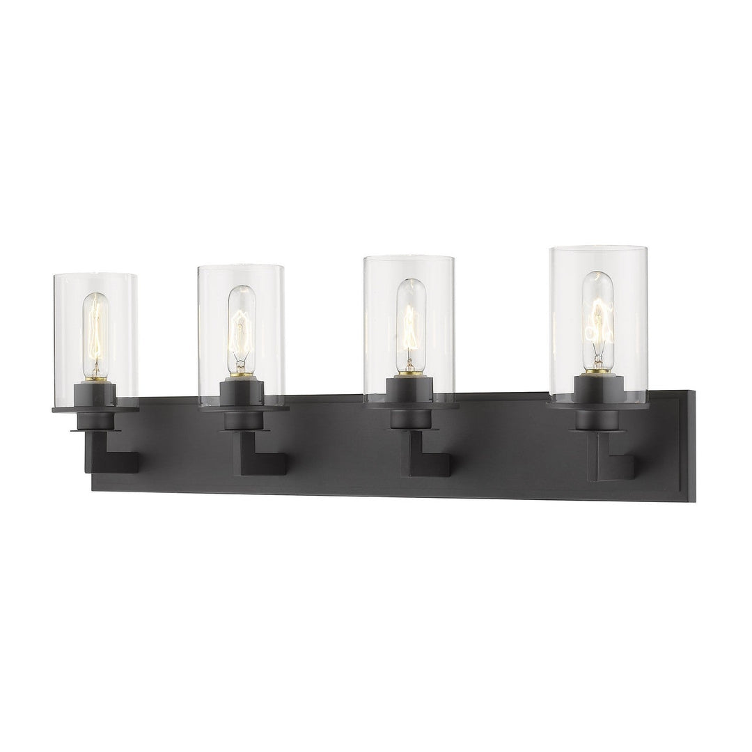 Z-Lite Savannah 462-4V-BRZ Bath Vanity Light 32 in. wide - Bronze