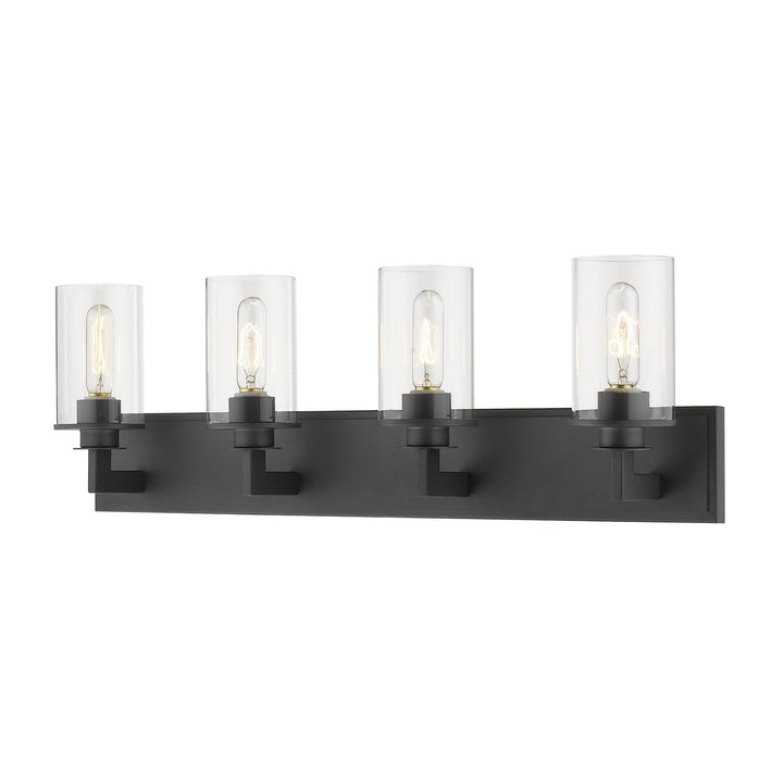 Z-Lite Savannah 462-4V-BRZ Bath Vanity Light 32 in. wide - Bronze