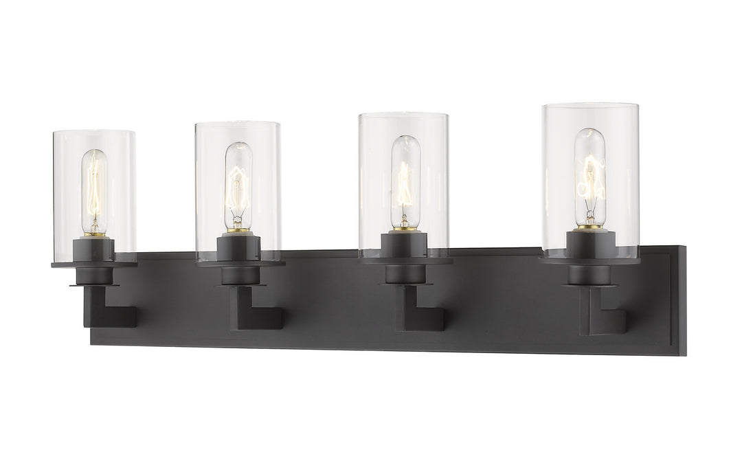 Z-Lite Savannah 462-4V-BRZ Bath Vanity Light 32 in. wide - Bronze