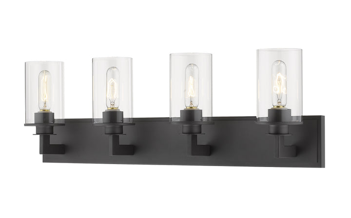 Z-Lite Savannah 462-4V-BRZ Bath Vanity Light 32 in. wide - Bronze