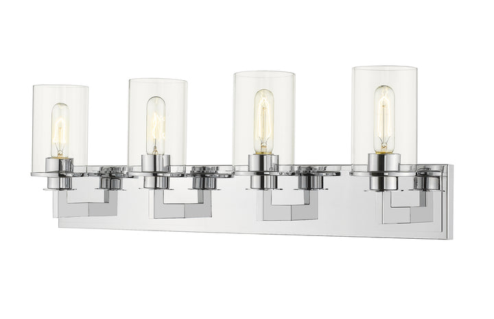 Z-Lite Savannah 462-4V-CH Bath Vanity Light 32 in. wide - Chrome