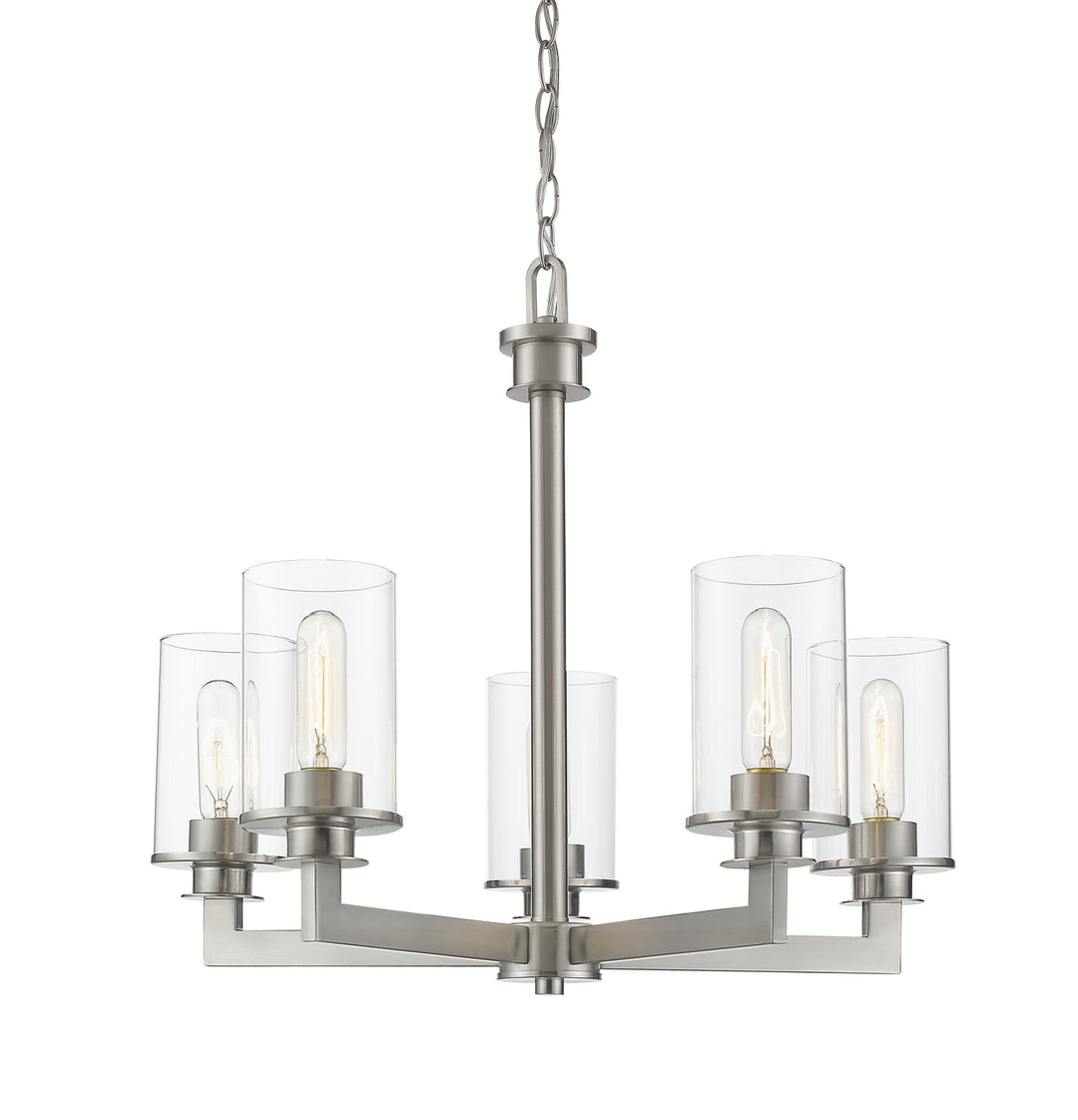 Z-Lite Savannah 462-5BN Chandelier Light - Brushed Nickel