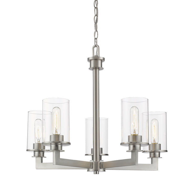Z-Lite Savannah 462-5BN Chandelier Light - Brushed Nickel