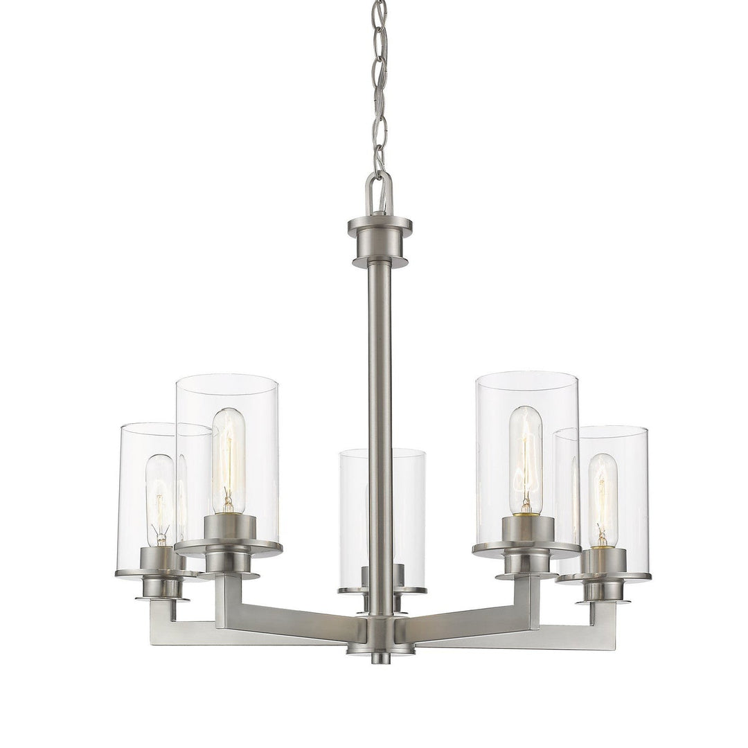 Z-Lite Savannah 462-5BN Chandelier Light - Brushed Nickel