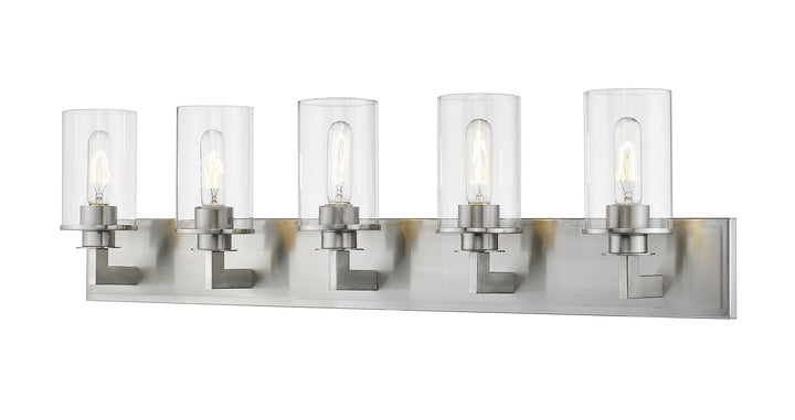Z-Lite Savannah 462-5V-BN Bath Vanity Light 39 in. wide - Brushed Nickel