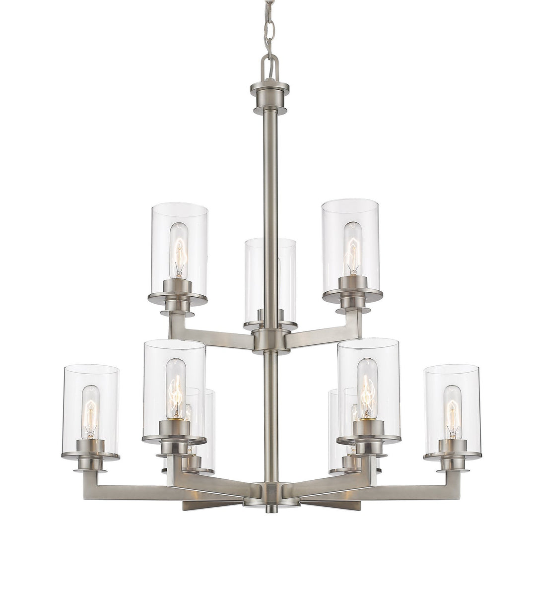 Z-Lite Savannah 462-9BN Chandelier Light - Brushed Nickel