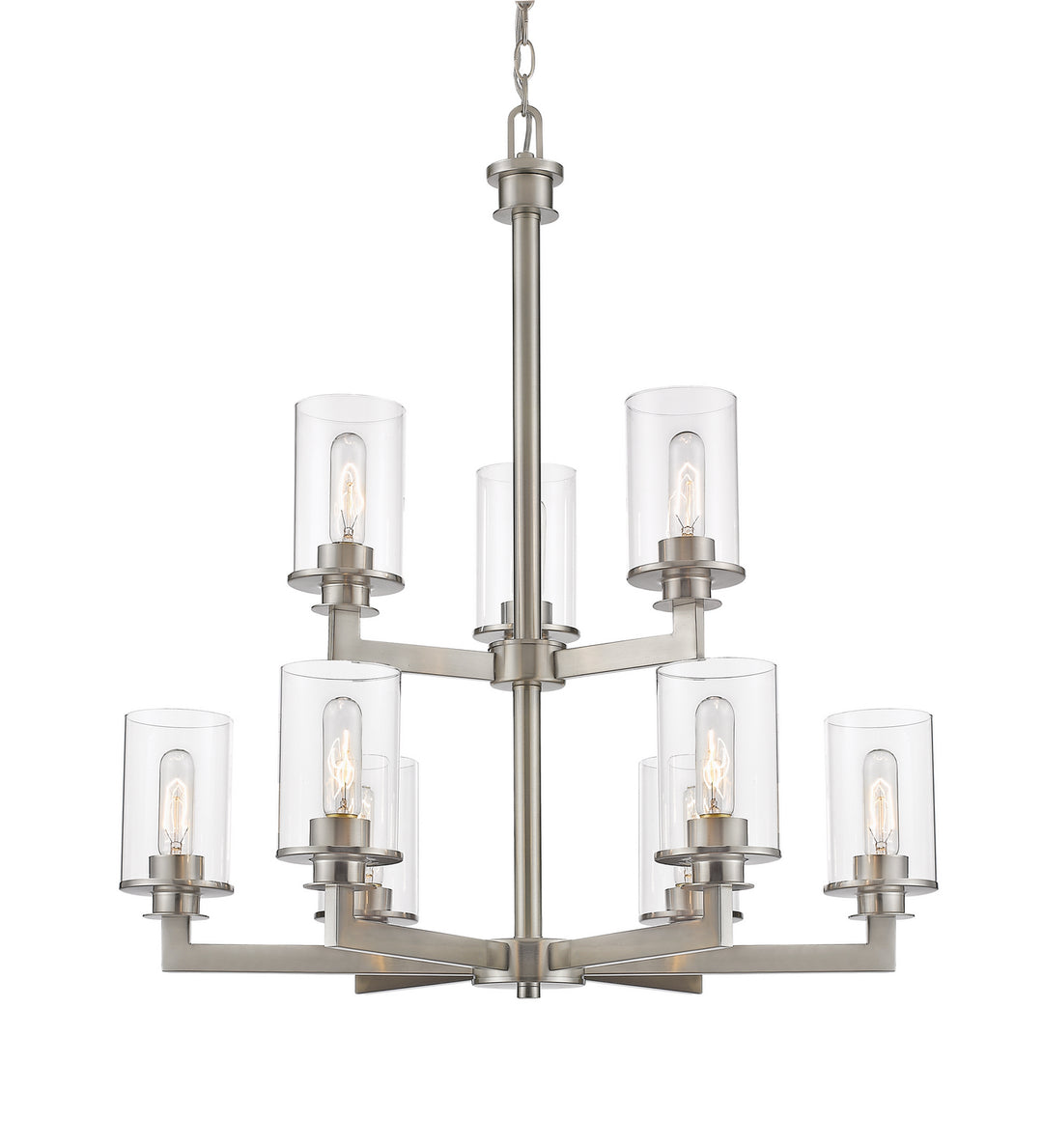 Z-Lite Savannah 462-9BN Chandelier Light - Brushed Nickel