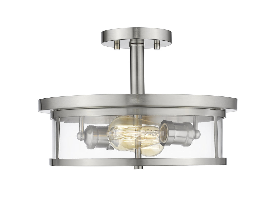 Z-Lite Savannah 462SF14-BN Ceiling Light - Brushed Nickel