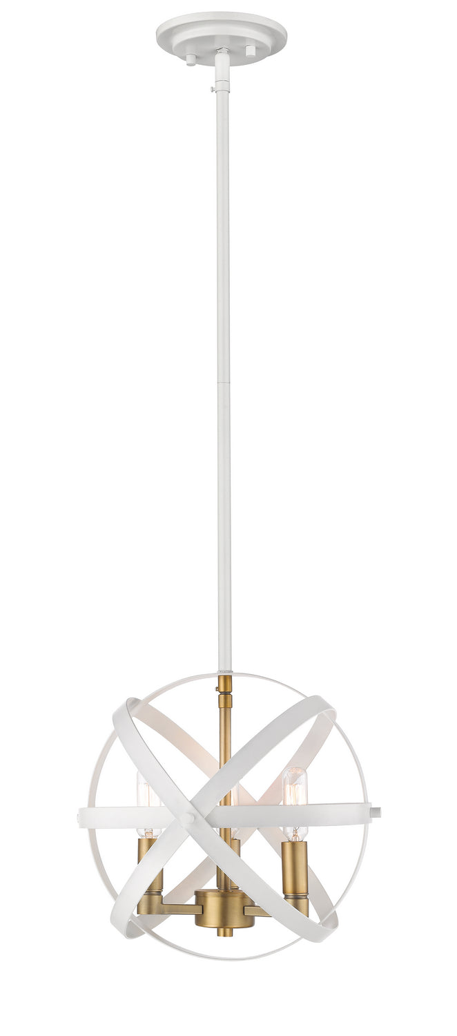 Z-lite  463-12HWH-OBR Chandelier Light -